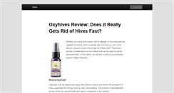 Desktop Screenshot of oxyhivesreviews.org