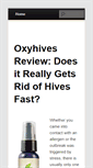 Mobile Screenshot of oxyhivesreviews.org